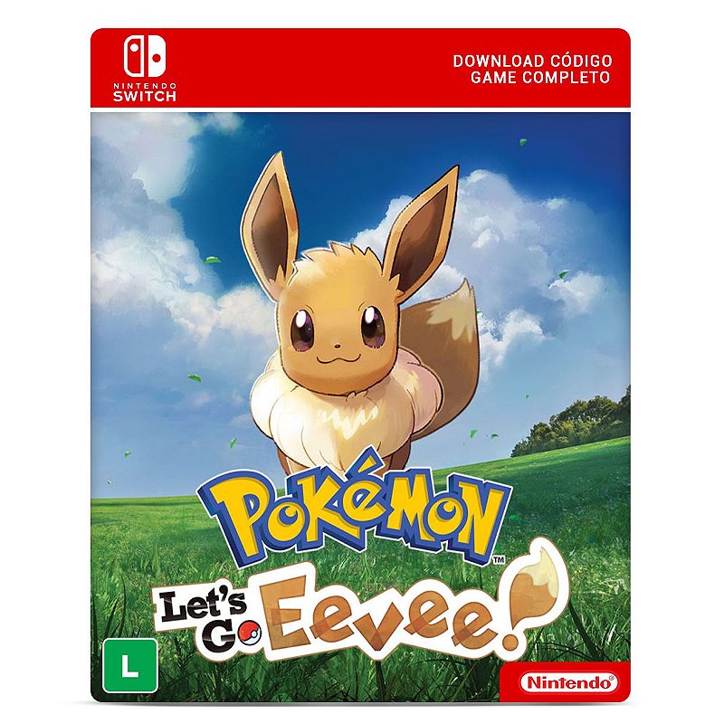 Jogo Pokémon: Let's Go, Eevee! Switch (USADO) - Fenix GZ - 16 anos