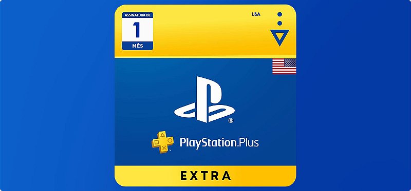 Playstation Plus Extra 1 M s Assinatura USA C digo Digital