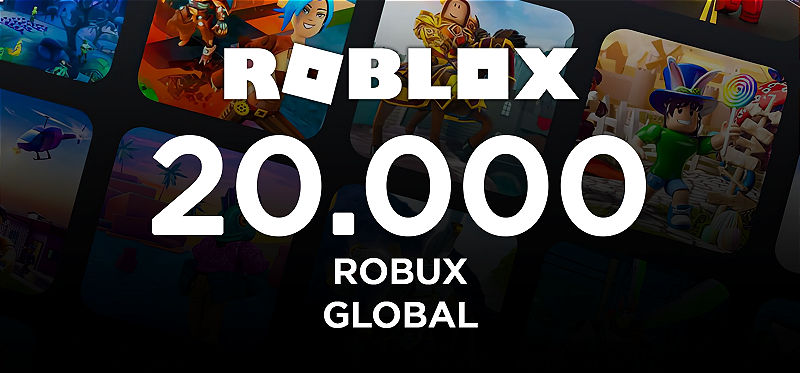 Roblox 20.000 Robux - Código Digital - PentaKill Store - THKEYS - Os ...