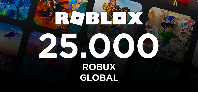Roblox 25.000 Robux - Código Digital - PentaKill Store - THKEYS - Os ...