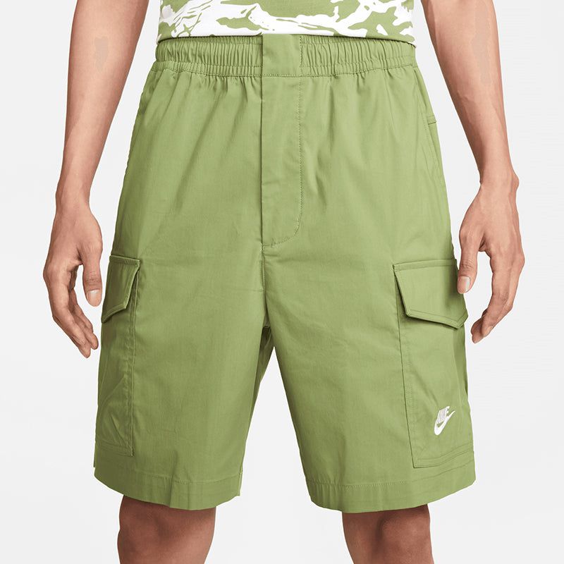 Shorts Nike Sportswear Sport Essentials Masculino Verde/Branco