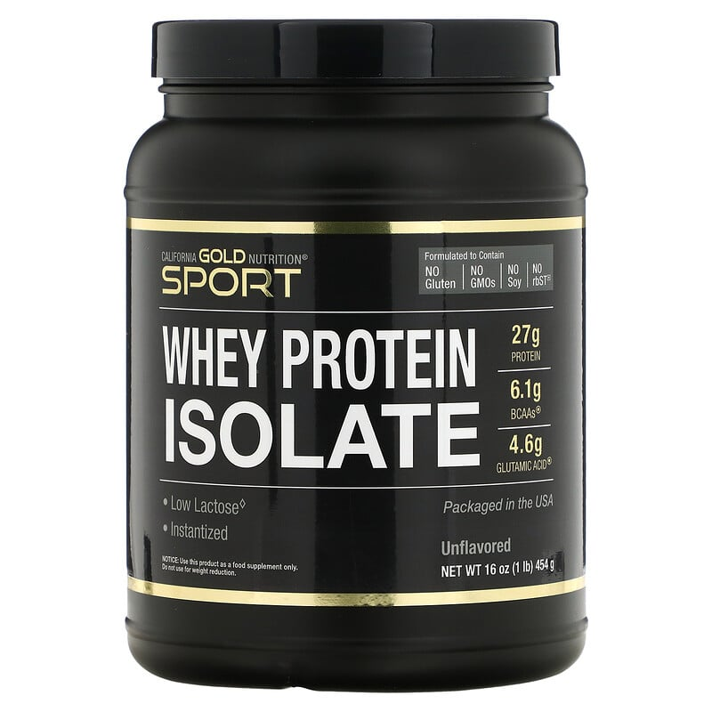 California Gold Nutrition Sport Whey Protein Isolate