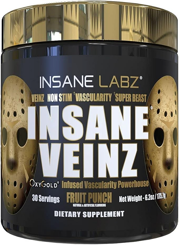 Insane Veinz Gold Insane Labz – Pré-Treino Vasodiltador 175g
