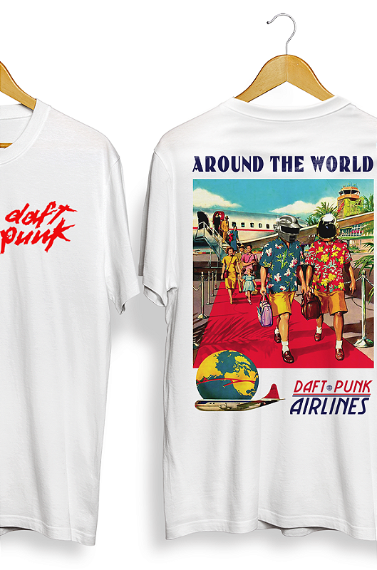 Camiseta daft punk hotsell