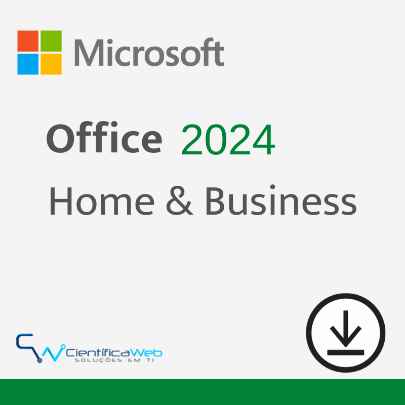 Compre Microsoft Office 2024 Home & Business ESD - Científica Web