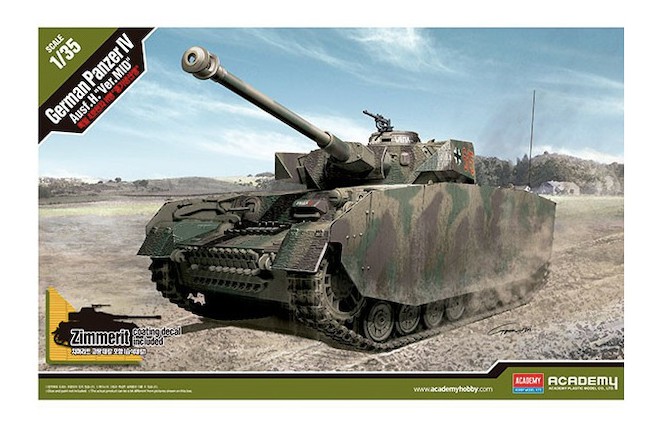 Panzer IV Ausf. H Mid Version 1/35 Academy – Kit de