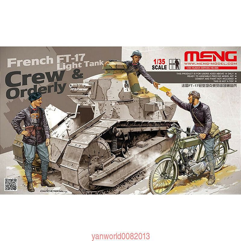 洋書 French Light Tank Renault FT & U.S. Six Tripulação Francesa de Tanque Renault FT-17 Primeira Guerra