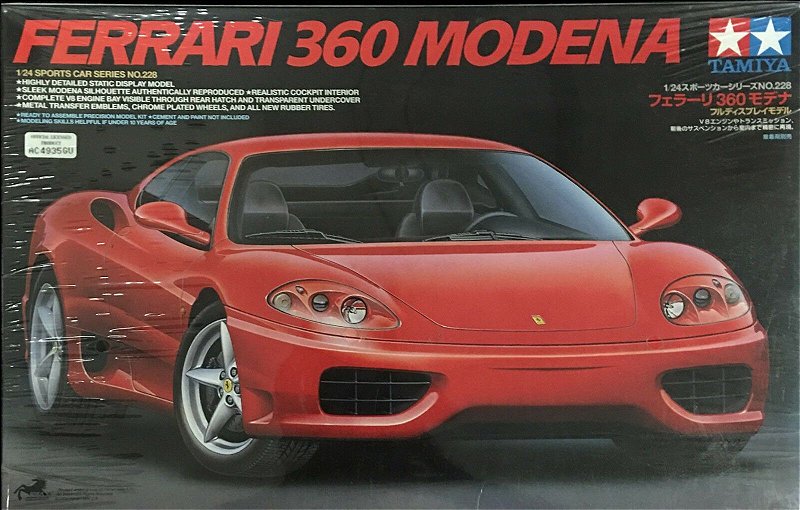 Ferrari 360 Modena 1/24 Tamiya - Alpha Hobbies Modelismo: A Sua