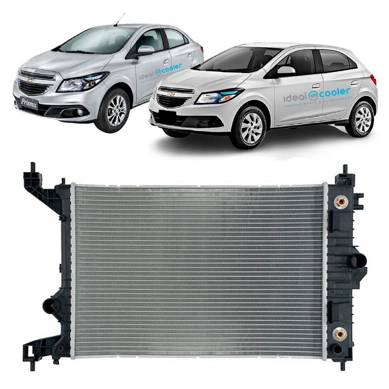 Radiador Onix Prisma Cobalt Spin 2012 a 2016 Automático - Ideal Cooler ...