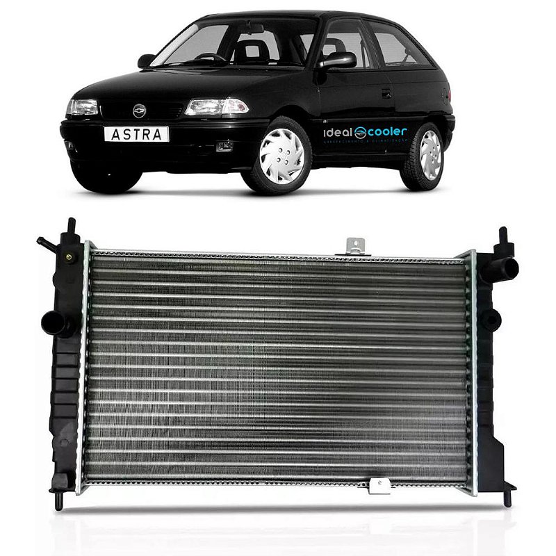 Radiador GM Astra 95 96 97 98 Com Ar Câmbio Manual - Ideal Cooler ...