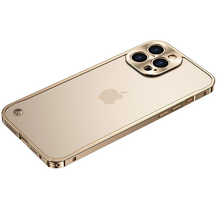Capa de Vidro para Iphone 12 Pro Max - Dourado