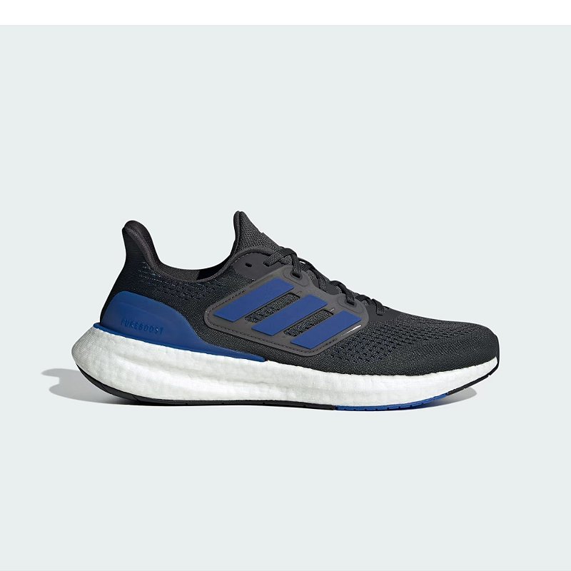 Tênis Adidas Pureboost 23 Masculino Preto Azul - Claus Sports