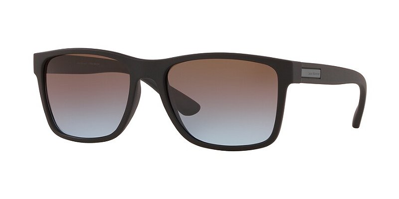 Jean Monnier J84125-57-H633 Preto Lente Azul e Marrom degrade