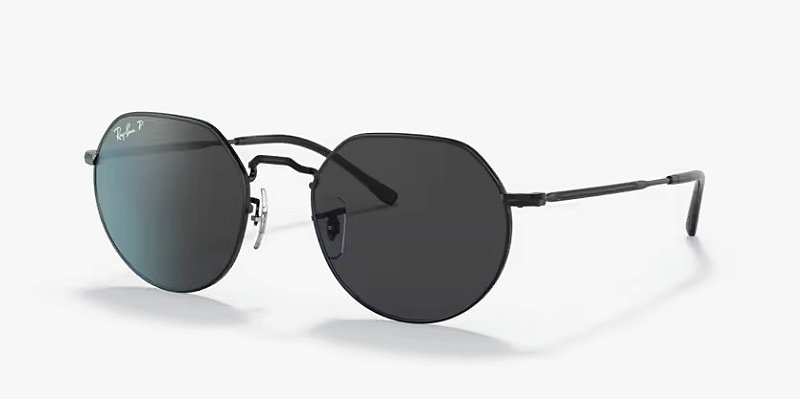 Ray-Ban Jack RB3565L-53-002/48 Preto Lente Black Polarizada