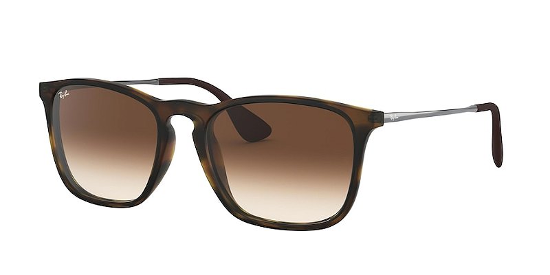 Ray-Ban Chris RB4187L-54-856/13 Havana Lente Marrom degradê