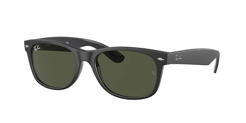 Ray-Ban New Wayfarer RB2132-58-6462/31 Preto Lente Verde