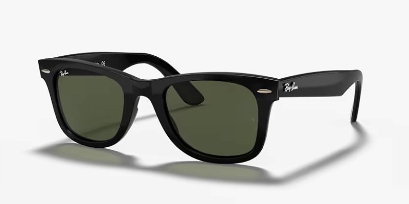 Ray-Ban Wayfarer Ease RB4340-50-601 Preto Lente Verde G15