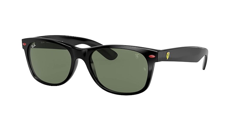 Ray-Ban Ferrari RB2132M-55-F60131 Preto Lente Verde