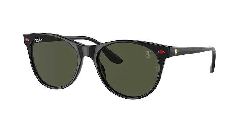 Ray-Ban Ferrari RB2202M-55-F60131 Preto Lente Verde