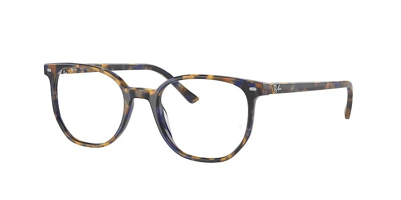 Óculos de Grau Ray-Ban Elliot RX5397 8174 Havana amarelo/Azul