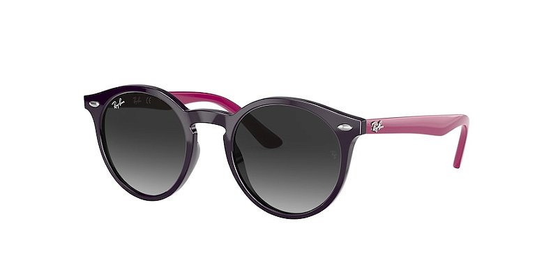 Ray-Ban Junior RJ9064S-44-70218G Violeta Lente Cinza - ÒCULOS INFANTIL