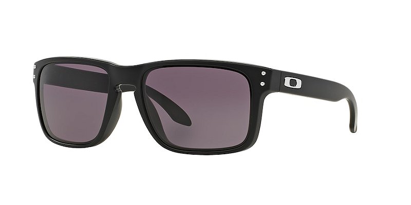 Oakley Holbrook OO9102L-55-910201 Preto Lente Cinza