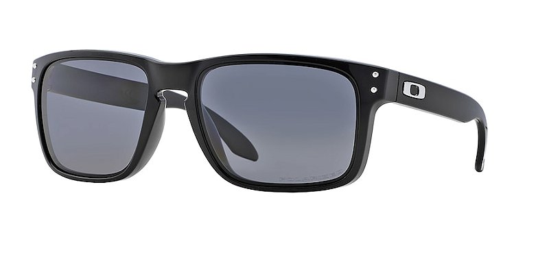 Oakley Holbrook OO9102L-55-910202 Preto Lente Cinza Polarizado