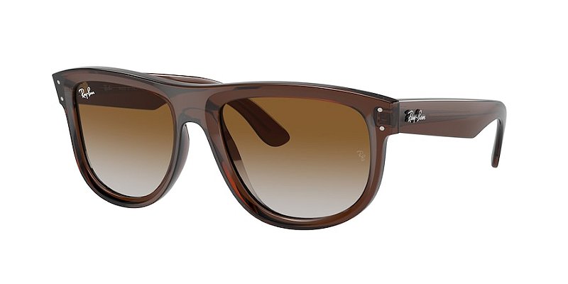 Ray-Ban Boyfriend Reverse RBR0501S-56-6709CB Marrom Transparente Lente Marrom degradê
