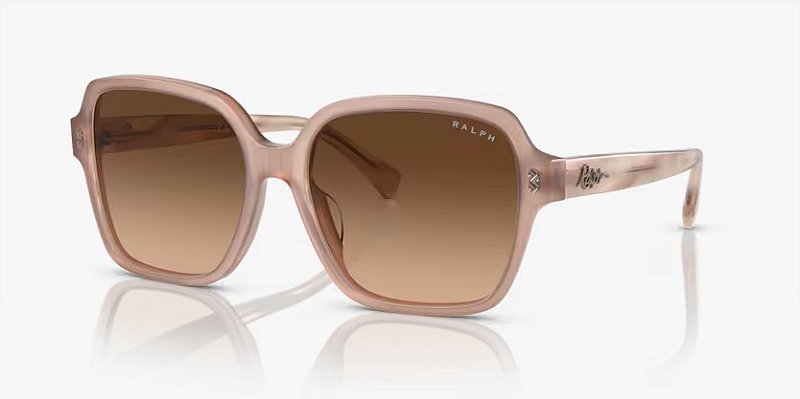 Ralph RA5304U-57-611474 Bege Rosa Lente Marrom degradê