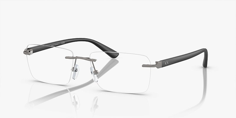 Óculos de Grau Armani Exchange AX1064-56-6003 Chumbo-fosco
