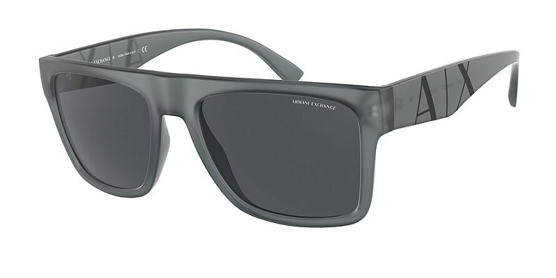 Armani Exchange AX4113S-55-816587 Azul Lente Cinza total