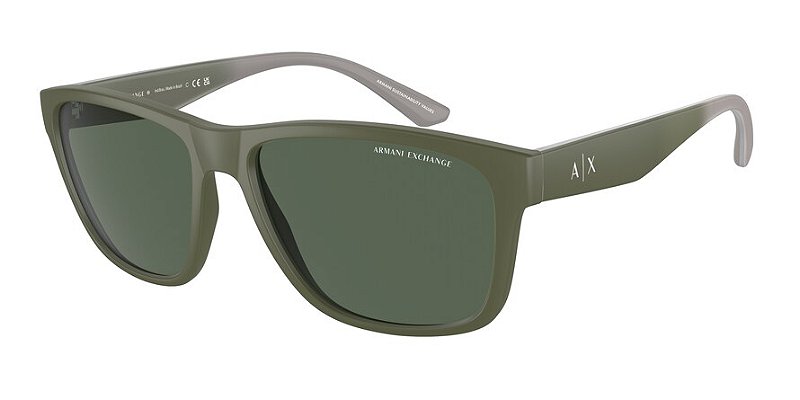 Armani Exchange AX4135S-59-830171 Verde Lente Verde-escuro
