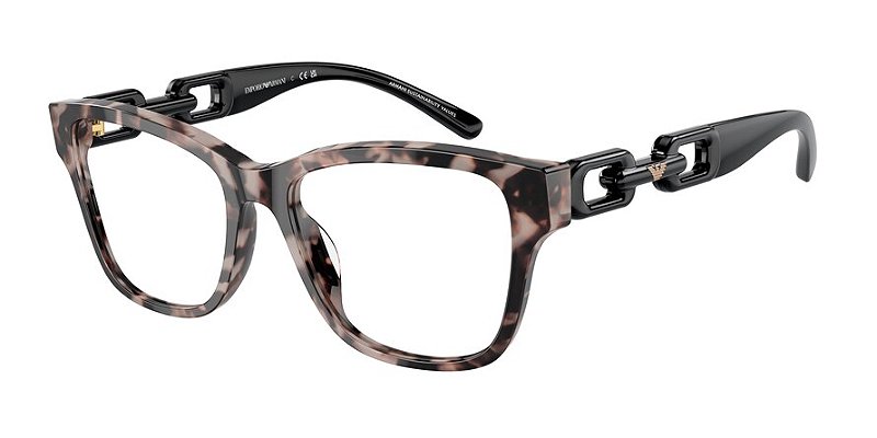 Emporio Armani EA3222U-53-5410 Havana Rosa