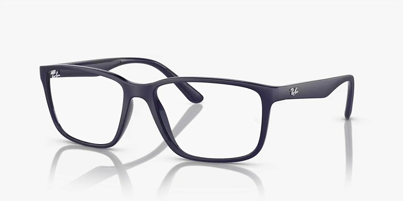 Ray-Ban RX7207L-55-8301 Azul Escuro Translucido