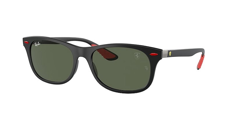 Ray-Ban Ferrari RB4607M-55-F60271 Vermelho Lente Verde Classic