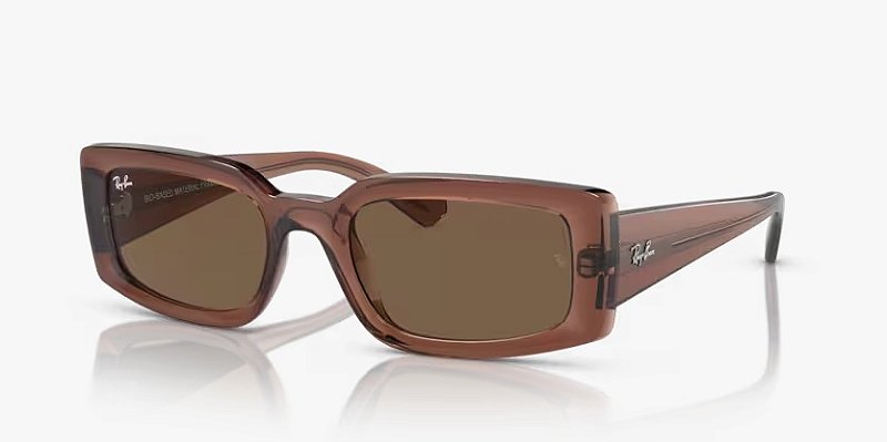Ray-Ban Kiliane RB4395-54-667873 Marrom Transparente Lente Marrom