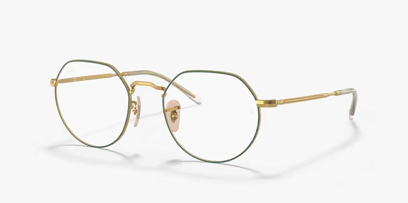 Ray-Ban Jack RX6465-51-3136 Petroleo sobre Ouro