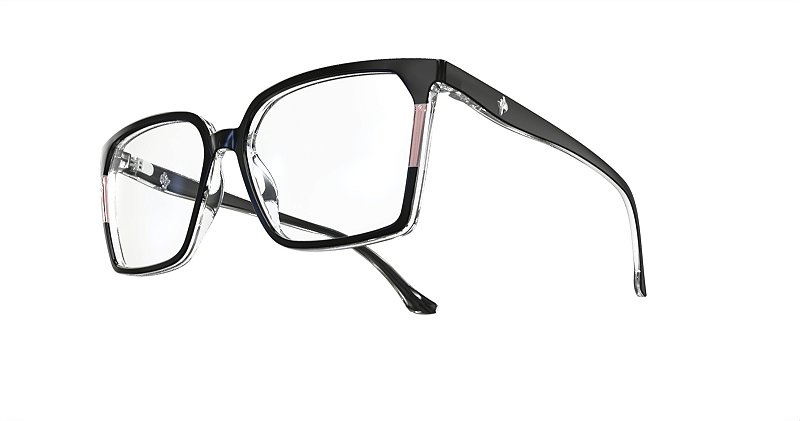 Jean Pierre Tech Allure JP21060-54-4048 Preto peliculado