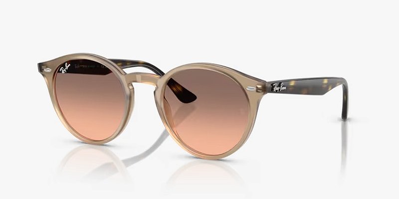 Óculos de sol Ray-Ban RB2180-51-678846 Taupe lentes Cinza degradê Rosa