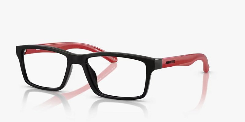 Óculos de Grau Arnette A.T. 2.0 AN7262U-54-2758 Preto fosco hastes Vermelho