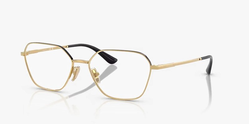 Óculos de Grau Vogue VO4334-54-5210 Dourado/topo preto