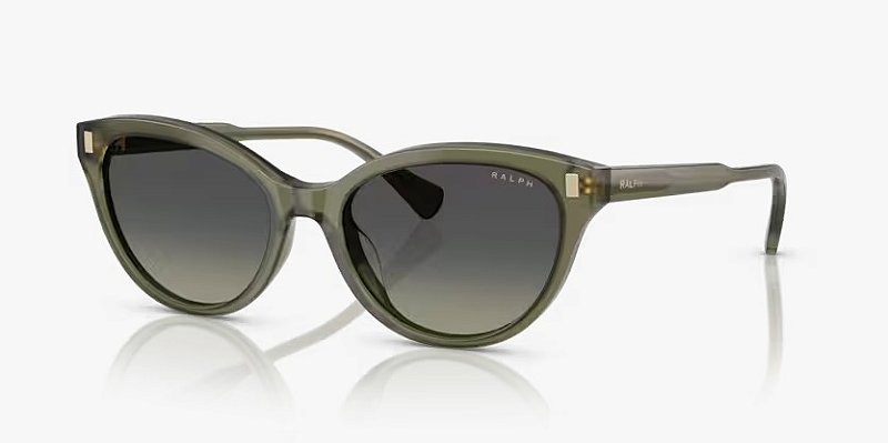 Óculos de Sol Ralph RA5326U-55-615911 Verde-opalino brilhante com lentes Verde degradê