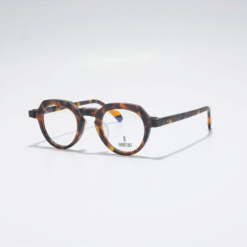 Oculos de Grau Retrô James Tart JT374-44-24B Havana hastes Havana