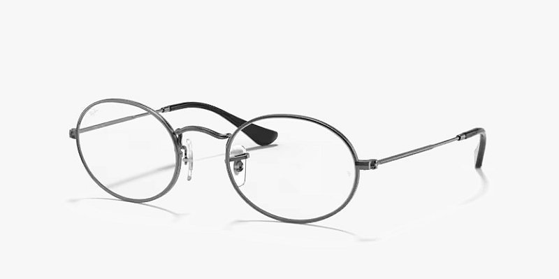 Óculos de Grau Ray-Ban Oval RX3547V-51-2502 Chumbo