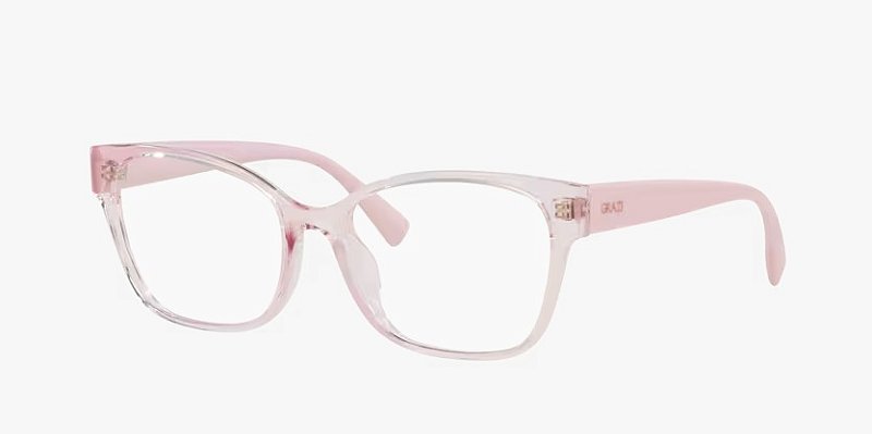 Óculos de grau Grazi GZ3139-55-N207 Rosa-claro translúcido