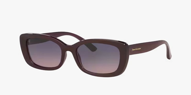 Óculos de sol Jean Monnier J84169-54-N095 Uva translúcida lentes Azul degradê Rosa