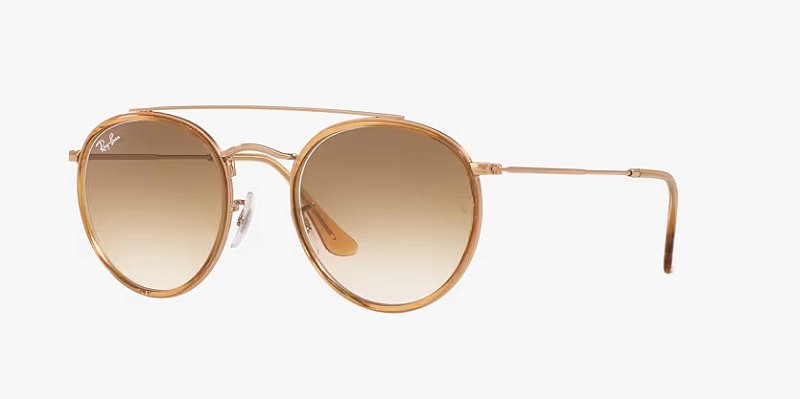 Óculos de sol Ray-Ban RB3647NL-51-907051 Cobre lentes Marrom-claro degradê