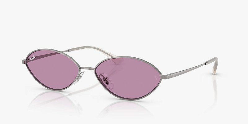 Óculos de sol Ray-Ban Kai RB3757-59-004/69 Chumbo lentes Violeta-escuro