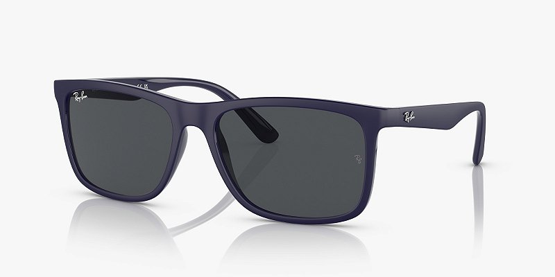Óculos de sol Ray-Ban RB4373L-58-665887 Azul fosco lentes Cinza