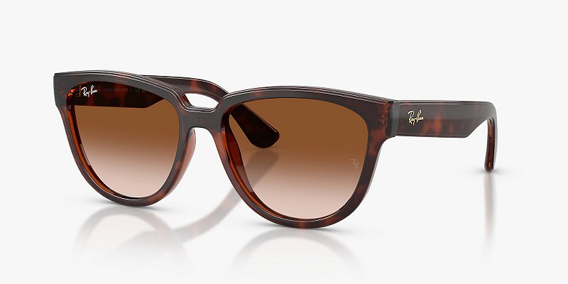 Óculos de Sol Ray-Ban RB4463L-56-710/13 Havana-escuro lentes Marrom-escuro degradê